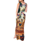 Kangaroos Australia Day Tank Maxi Dress It's Barbecue Time