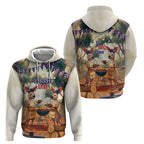 Kangaroos Australia Day Zip Hoodie It's Barbecue Time