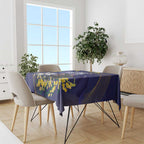 Tasimania Devil Australia Day Tablecloth Aussie Aussie Aussie Oi! Oi! Oi! - Blue