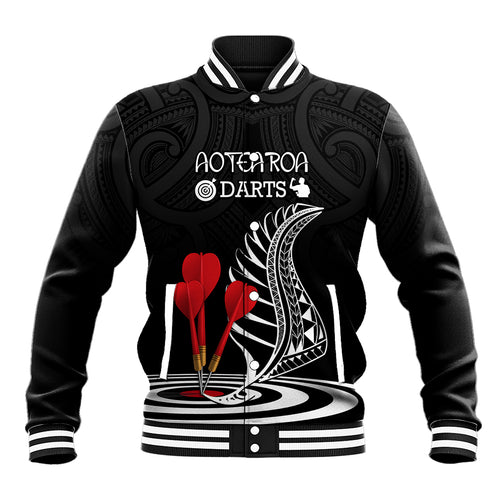 personalised-new-zealand-darts-baseball-jacket-aotearoa-maori-fern-bring-it-on