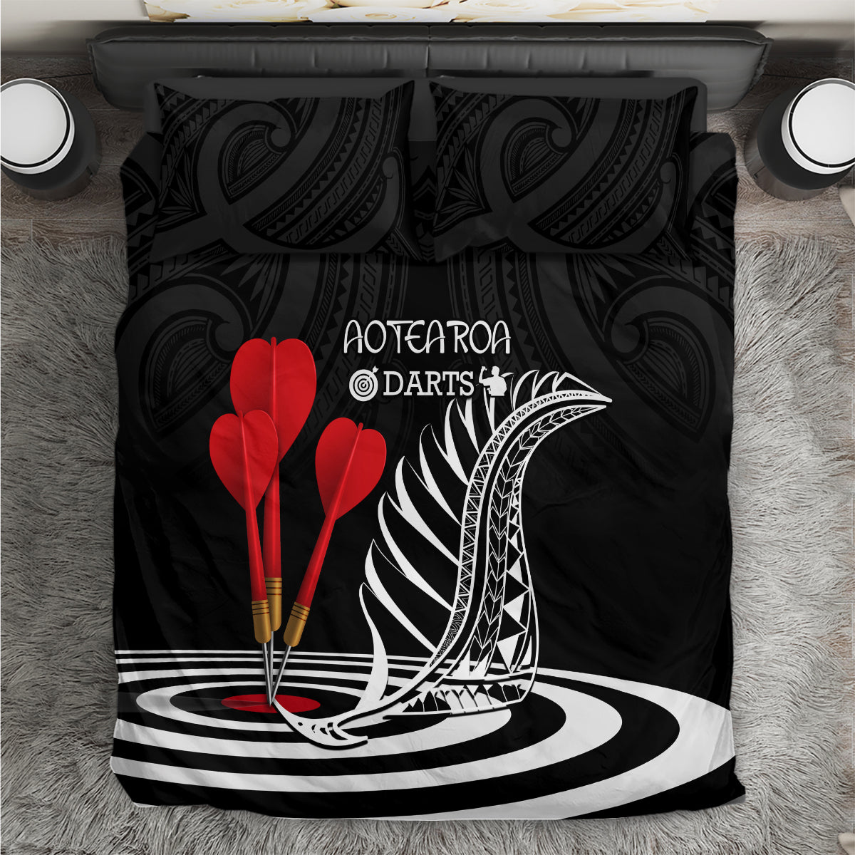 new-zealand-darts-bedding-set-aotearoa-maori-fern-bring-it-on
