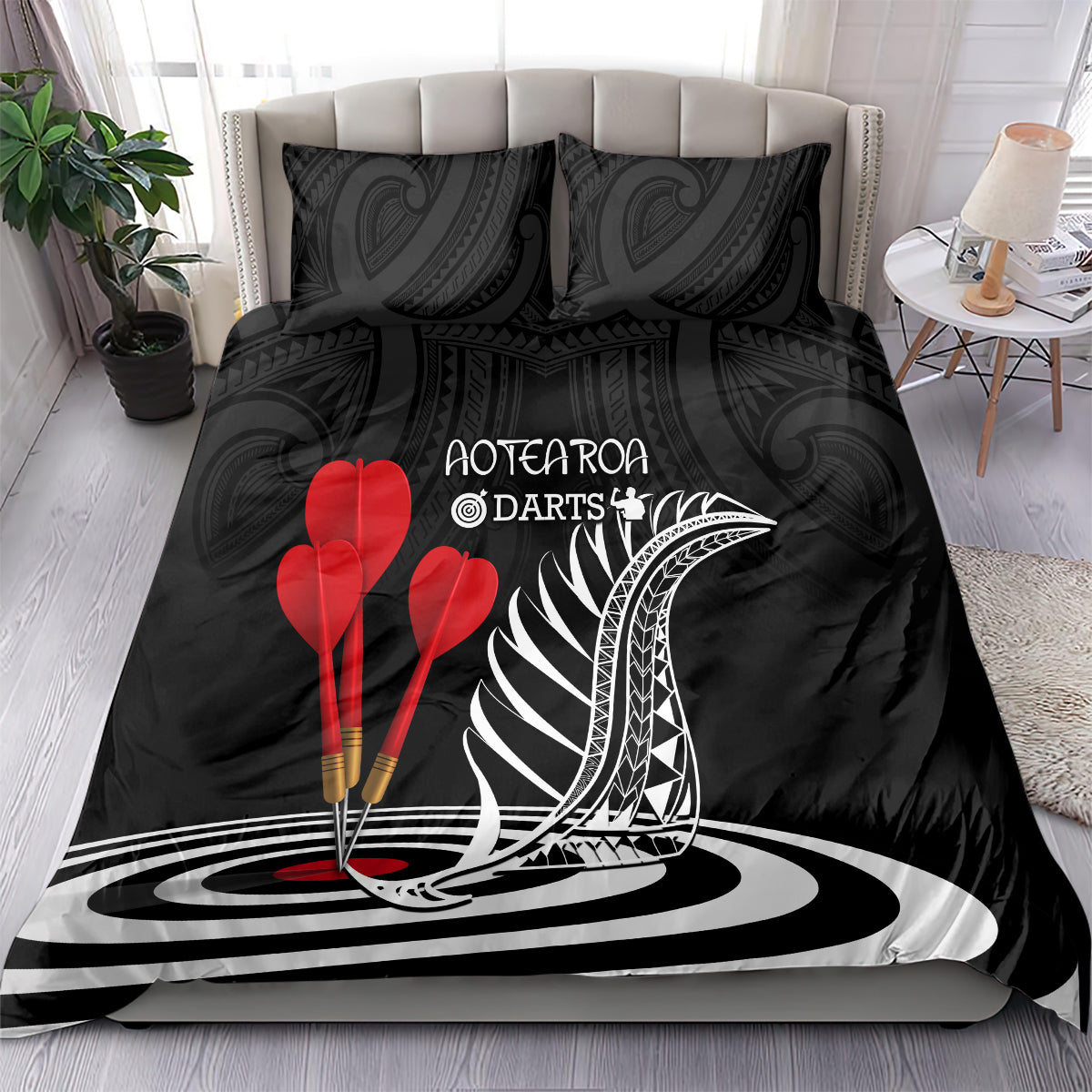 new-zealand-darts-bedding-set-aotearoa-maori-fern-bring-it-on