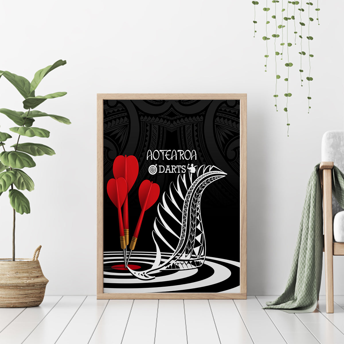 new-zealand-darts-canvas-wall-art-aotearoa-maori-fern-bring-it-on