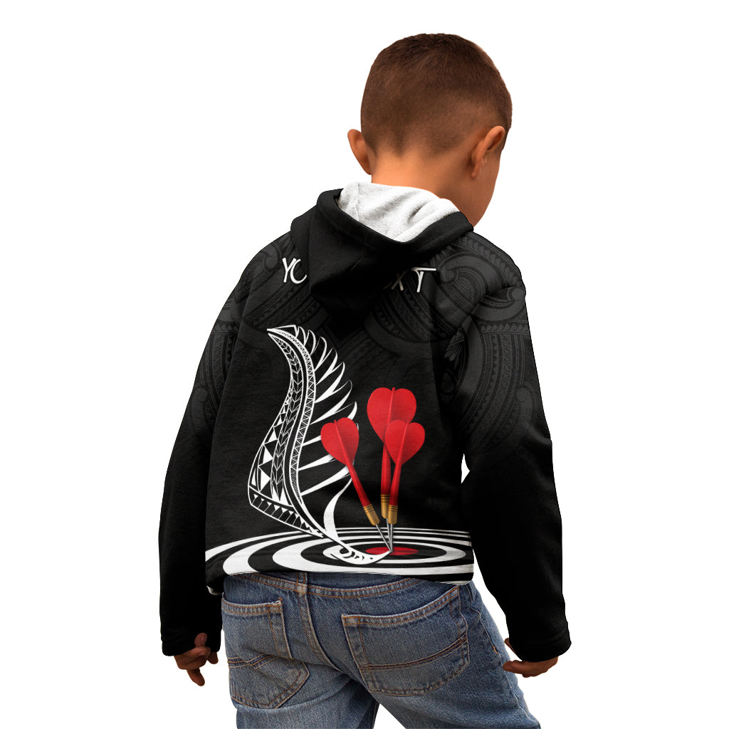 personalised-new-zealand-darts-kid-hoodie-aotearoa-maori-fern-bring-it-on