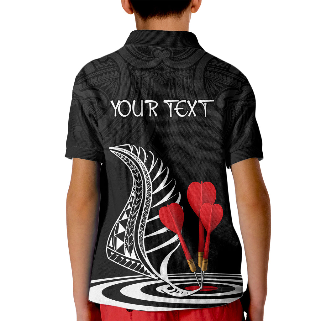personalised-new-zealand-darts-kid-polo-shirt-aotearoa-maori-fern-bring-it-on