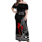 personalised-new-zealand-darts-off-shoulder-maxi-dress-aotearoa-maori-fern-bring-it-on
