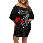personalised-new-zealand-darts-off-shoulder-short-dress-aotearoa-maori-fern-bring-it-on