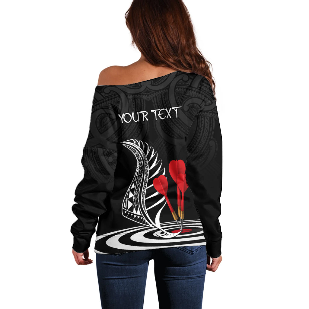 personalised-new-zealand-darts-off-shoulder-sweater-aotearoa-maori-fern-bring-it-on
