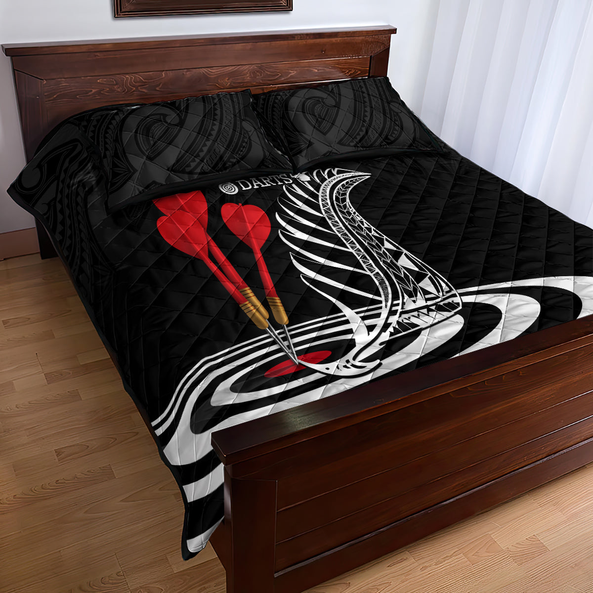new-zealand-darts-quilt-bed-set-aotearoa-maori-fern-bring-it-on