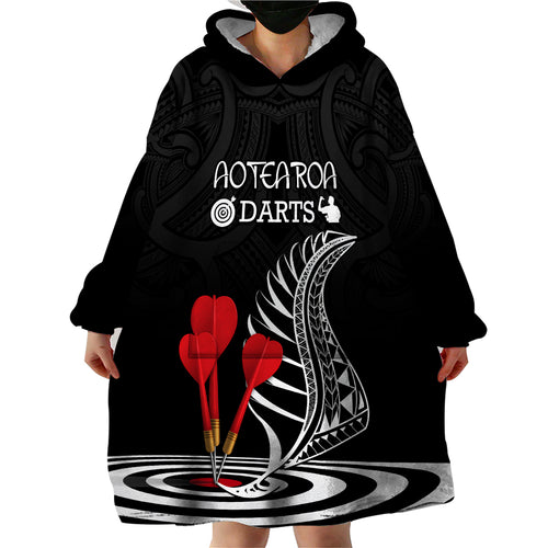 personalised-new-zealand-darts-wearable-blanket-hoodie-aotearoa-maori-fern-bring-it-on