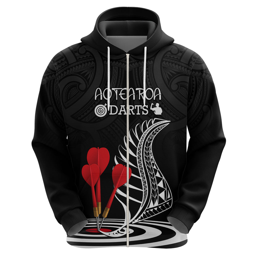 personalised-new-zealand-darts-zip-hoodie-aotearoa-maori-fern-bring-it-on