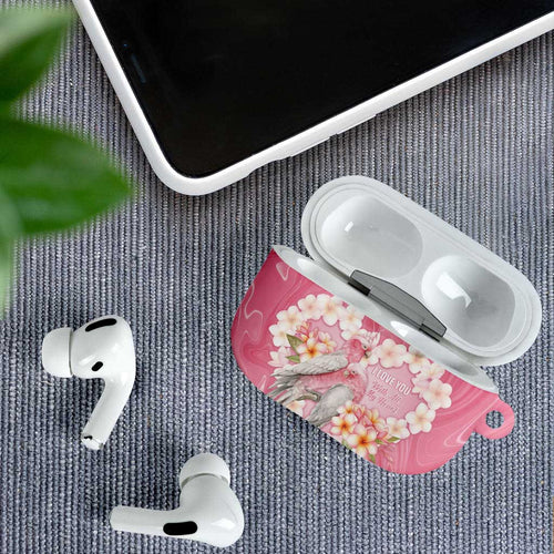 Pink Galah Australia Valentine's Day AirPods Case I Love You With All My Heart - Aussie Hoodie