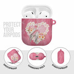 Pink Galah Australia Valentine's Day AirPods Case I Love You With All My Heart - Aussie Hoodie