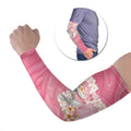 Personalised Pink Galah Australia Valentine's Day Arm Sleeves I Love You With All My Heart - Aussie Hoodie