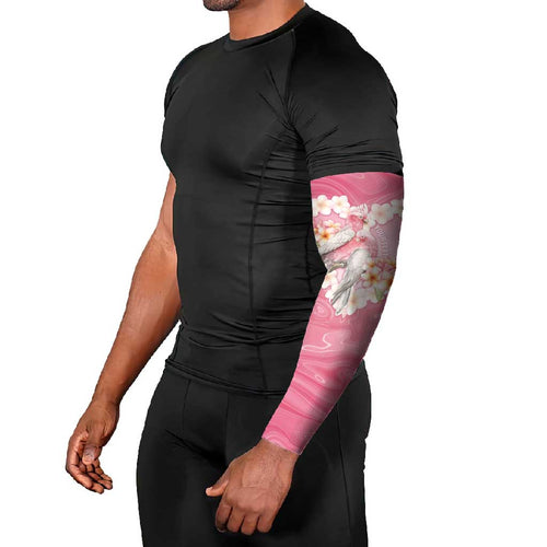 Personalised Pink Galah Australia Valentine's Day Arm Sleeves I Love You With All My Heart - Aussie Hoodie
