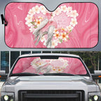 Pink Galah Australia Valentine's Day Auto Sun Shade I Love You With All My Heart - Aussie Hoodie
