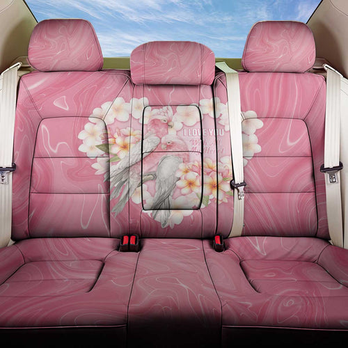 Pink Galah Australia Valentine's Day Back Car Seat Cover I Love You With All My Heart - Aussie Hoodie