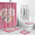 Pink Galah Australia Valentine's Day Bathroom Set I Love You With All My Heart - Aussie Hoodie
