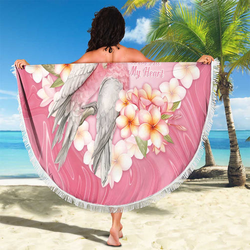Pink Galah Australia Valentine's Day Beach Blanket I Love You With All My Heart - Aussie Hoodie
