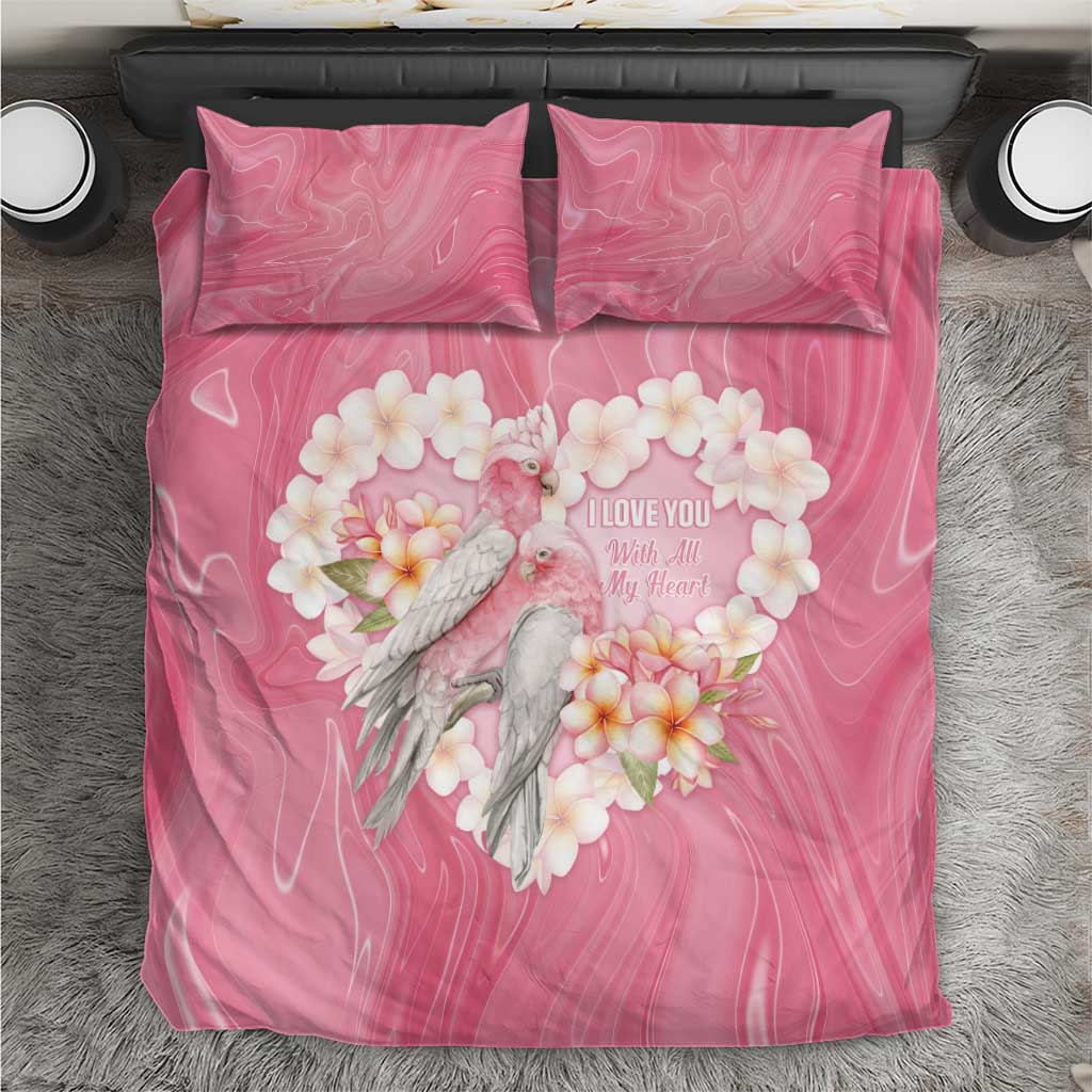 Pink Galah Australia Valentine's Day Bedding Set I Love You With All My Heart - Aussie Hoodie