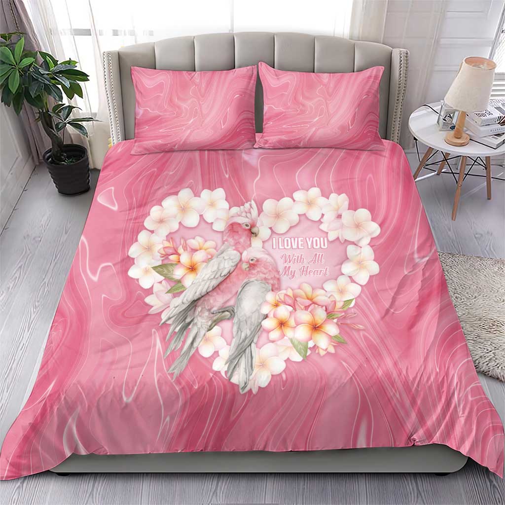 Pink Galah Australia Valentine's Day Bedding Set I Love You With All My Heart - Aussie Hoodie