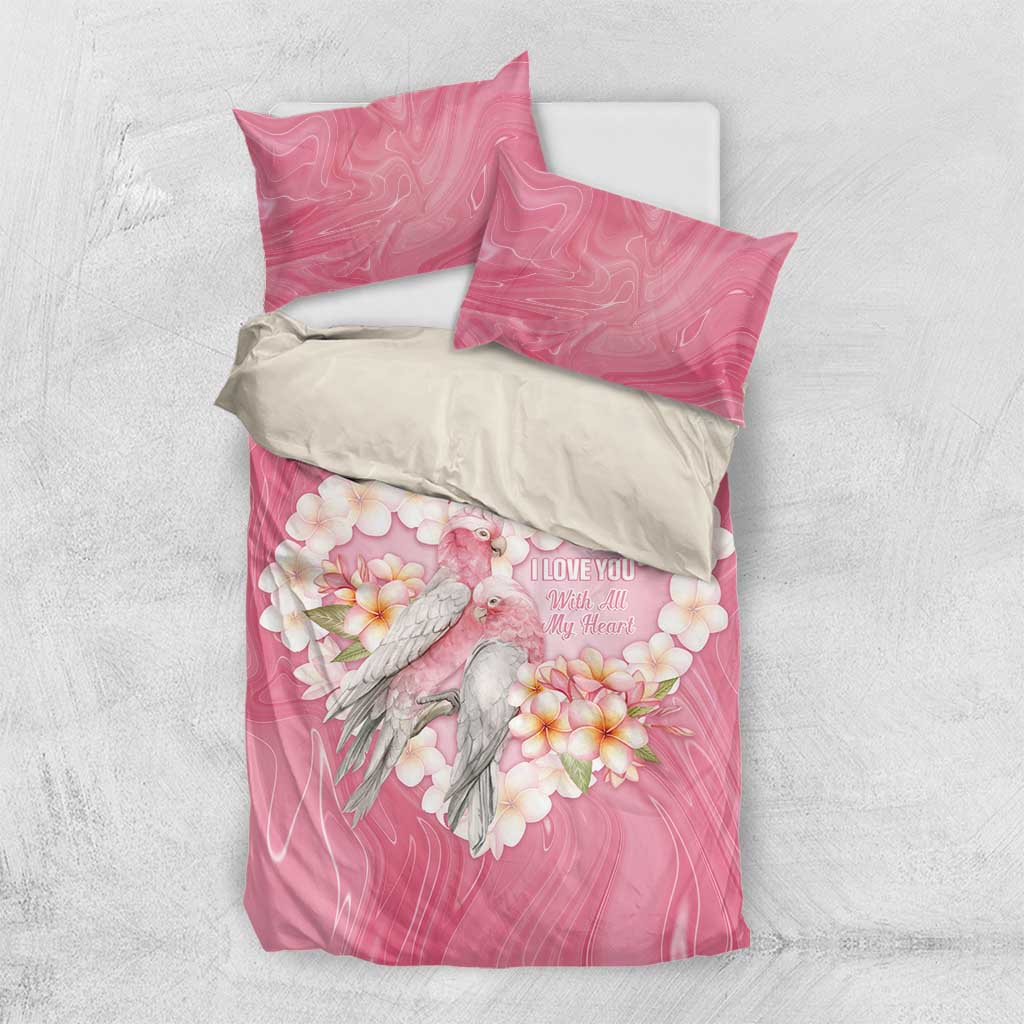 Pink Galah Australia Valentine's Day Bedding Set I Love You With All My Heart - Aussie Hoodie