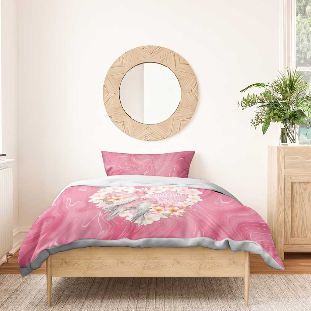 Pink Galah Australia Valentine's Day Bedding Set I Love You With All My Heart - Aussie Hoodie