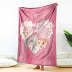 Pink Galah Australia Valentine's Day Blanket I Love You With All My Heart - Aussie Hoodie