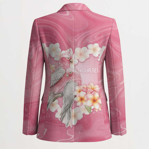 Personalised Pink Galah Australia Valentine's Day Blazer I Love You With All My Heart - Aussie Hoodie