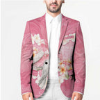 Personalised Pink Galah Australia Valentine's Day Blazer I Love You With All My Heart - Aussie Hoodie