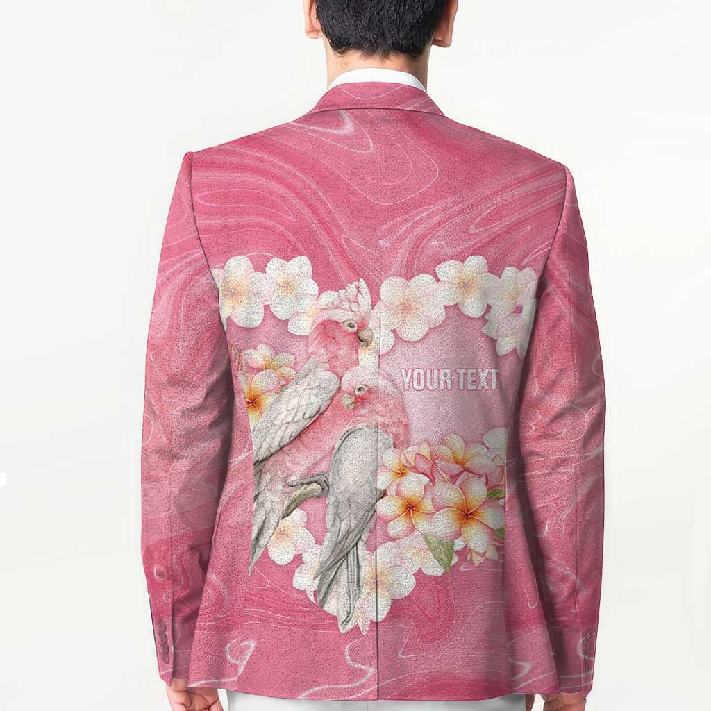 Personalised Pink Galah Australia Valentine's Day Blazer I Love You With All My Heart - Aussie Hoodie
