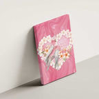 Pink Galah Australia Valentine's Day Canvas Wall Art I Love You With All My Heart - Aussie Hoodie