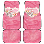 Personalised Pink Galah Australia Valentine's Day Car Mats I Love You With All My Heart - Aussie Hoodie