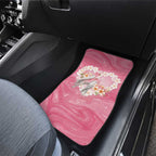 Personalised Pink Galah Australia Valentine's Day Car Mats I Love You With All My Heart - Aussie Hoodie