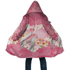 Personalised Pink Galah Australia Valentine's Day Cloak I Love You With All My Heart - Aussie Hoodie