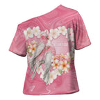 Personalised Pink Galah Australia Valentine's Day Cross Shoulder Shirt I Love You With All My Heart - Aussie Hoodie