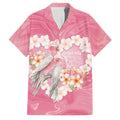 Personalised Pink Galah Australia Valentine's Day Family Matching Puletasi and Hawaiian Shirt I Love You With All My Heart - Aussie Hoodie