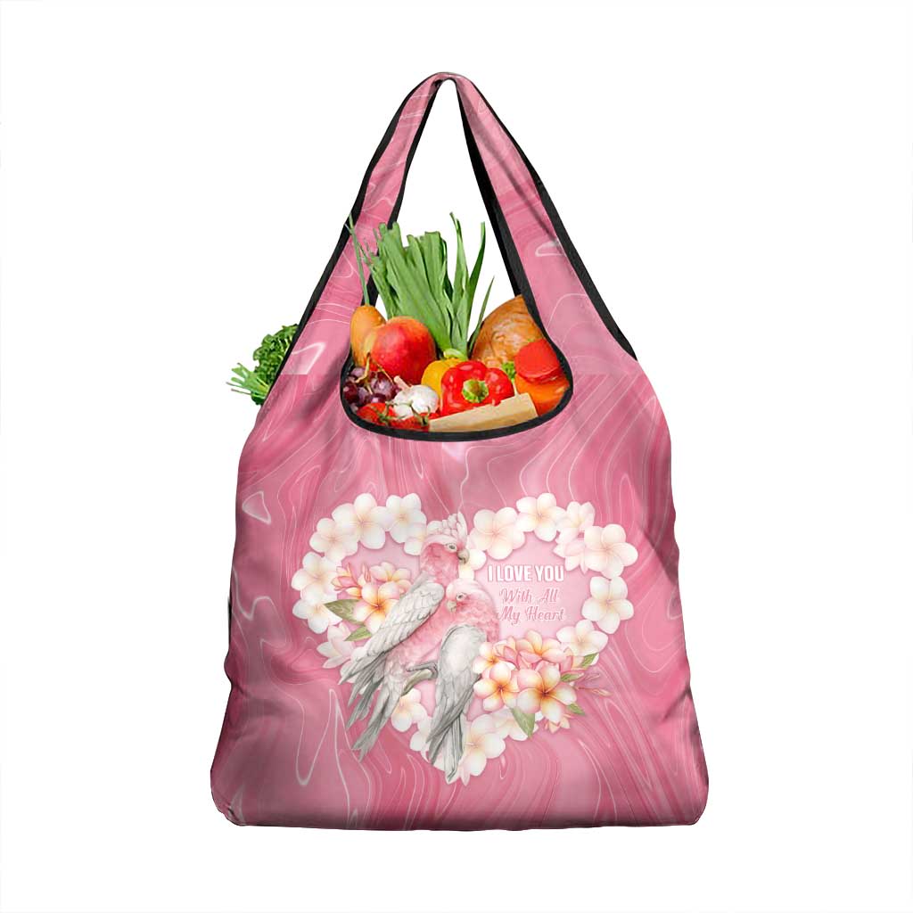 Pink Galah Australia Valentine's Day Grocery Bag I Love You With All My Heart - Aussie Hoodie