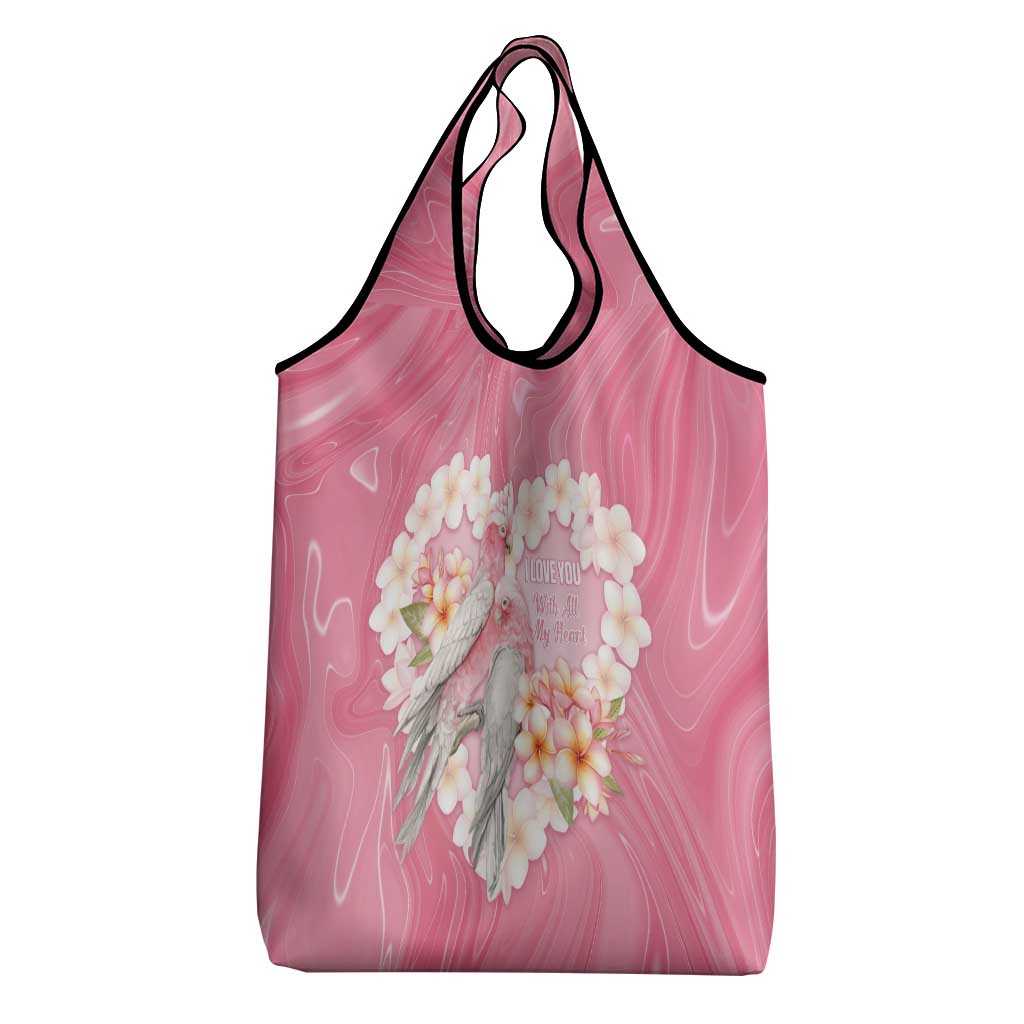 Pink Galah Australia Valentine's Day Grocery Bag I Love You With All My Heart - Aussie Hoodie