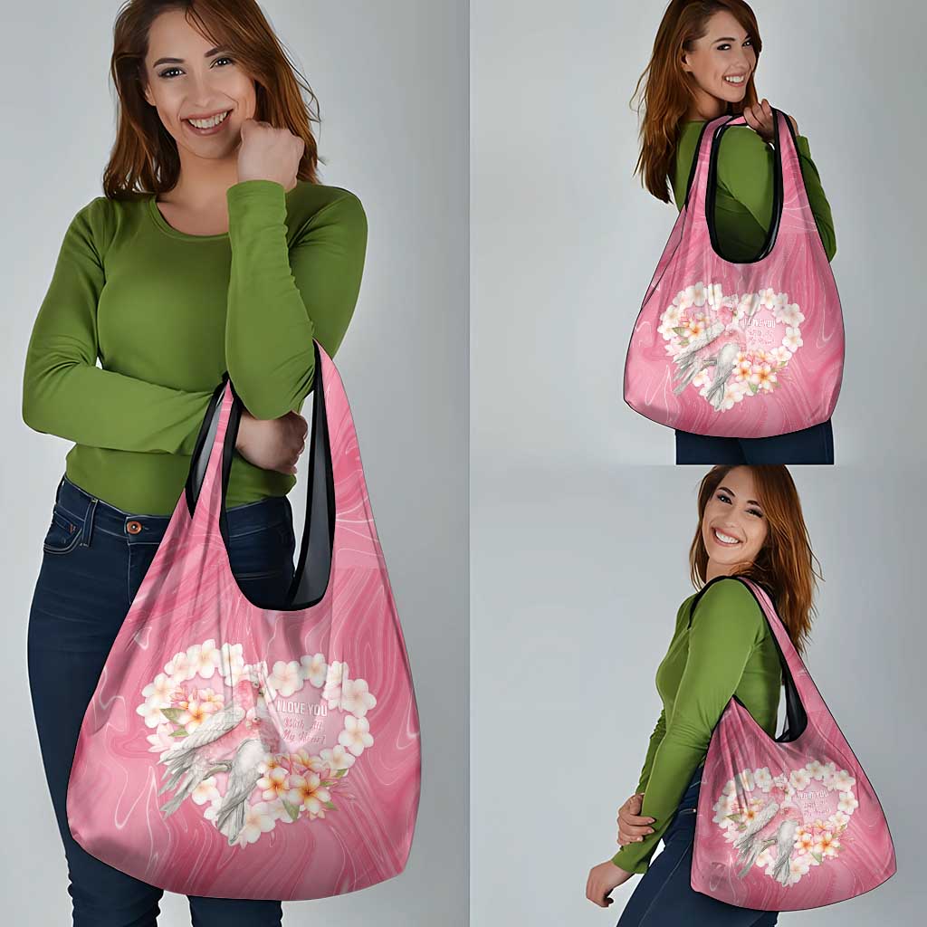Pink Galah Australia Valentine's Day Grocery Bag I Love You With All My Heart - Aussie Hoodie