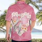 Personalised Pink Galah Australia Valentine's Day Hawaiian Shirt I Love You With All My Heart - Aussie Hoodie