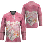 Personalised Pink Galah Australia Valentine's Day Hockey Jersey I Love You With All My Heart - Aussie Hoodie