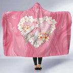 Pink Galah Australia Valentine's Day Hooded Blanket I Love You With All My Heart - Aussie Hoodie