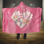 Pink Galah Australia Valentine's Day Hooded Blanket I Love You With All My Heart - Aussie Hoodie