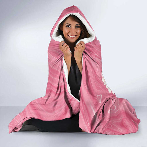 Pink Galah Australia Valentine's Day Hooded Blanket I Love You With All My Heart - Aussie Hoodie