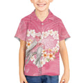 Personalised Pink Galah Australia Valentine's Day Kid Hawaiian Shirt I Love You With All My Heart - Aussie Hoodie