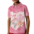 Personalised Pink Galah Australia Valentine's Day Kid Polo Shirt I Love You With All My Heart - Aussie Hoodie