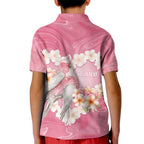 Personalised Pink Galah Australia Valentine's Day Kid Polo Shirt I Love You With All My Heart - Aussie Hoodie