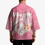 Personalised Pink Galah Australia Valentine's Day Kimono I Love You With All My Heart - Aussie Hoodie