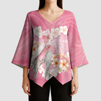 Personalised Pink Galah Australia Valentine's Day Kimono Sleeve Blouse I Love You With All My Heart - Aussie Hoodie